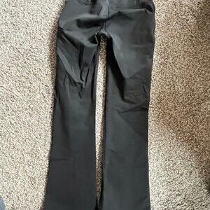 CALIA Essential High-Rise Crop Flare Leggings Womens 2XS Black UPF 50+